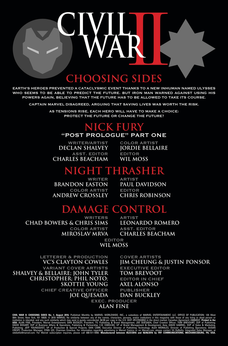 Illustration for article titled The Marvel Universe is Choosing Sides in this exclusive preview